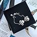 MISASHA Crystal Incrusted Celebrity Designer Bowtie Dangle Earrings For Women