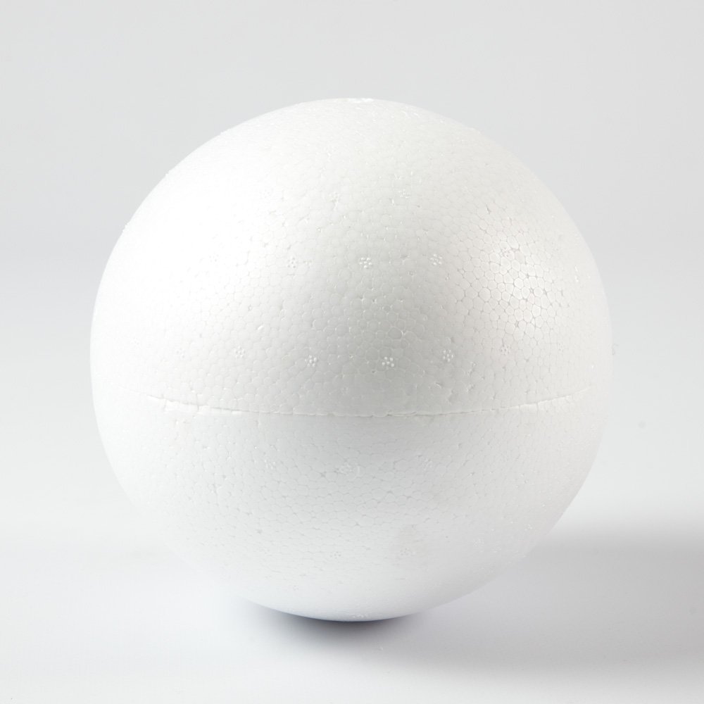 Styropor Solid Spheres Styrofoam Polystyrene Balls Pack of 5 (12cm)