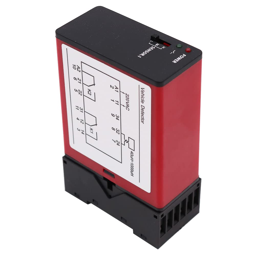 VOANZO Single Channel Inductive Loop Ground-Sensing Vehicle Detectors for Parking Lot Access Control