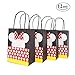 Minnie Inspired Paper Gift Bags for Kids Birthday Party Favor Supplies Pack of 12