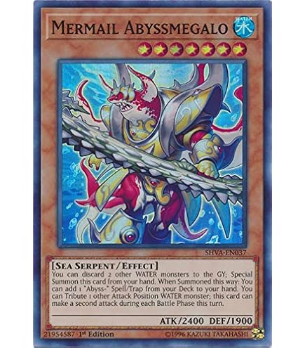 Yu-Gi-Oh! Mermail Abyssleed Secret Rare – Sammelkarte 1st Edition