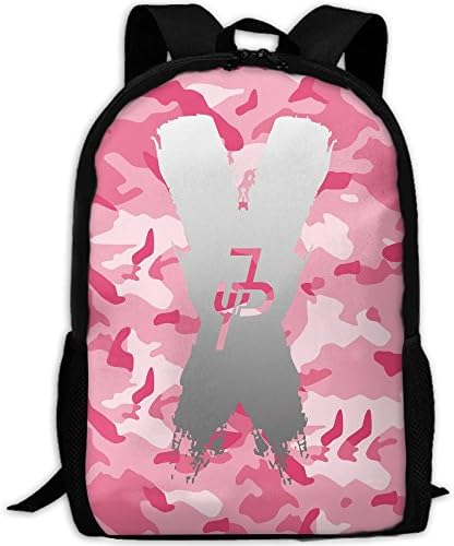 Jack Paul Silvery Cross Fashion Backpack College School Laptop Bag Daypack Travel Shoulder Bag For Unisex White