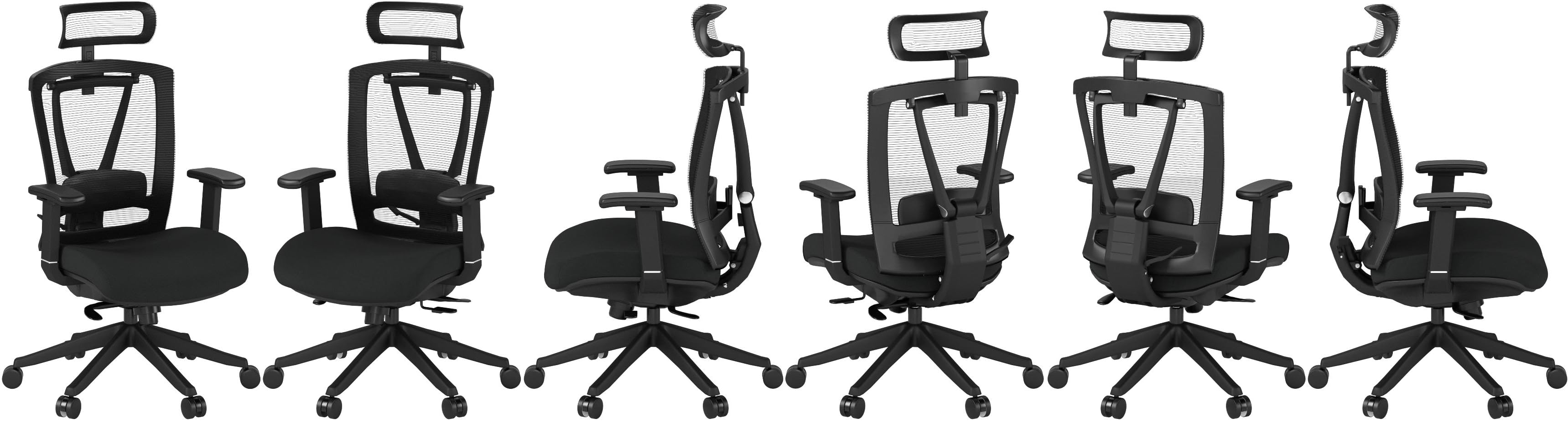 Amazon Com Autonomous Ergochair Premium Ergonomic Office Chair All Black Furniture Decor