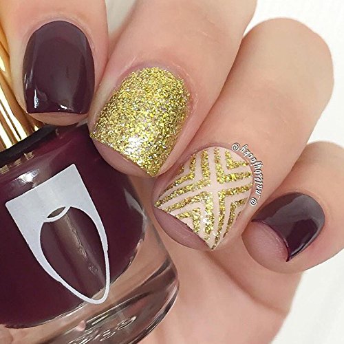 X Stencils Nail Vinyls by Twinkled T - 1 Sheet of 16 Stencils