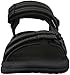 Teva Women's Terra Fi Lite Sandal,Double Zipper Black,9 M US