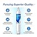 ICEPURE RPWF Refrigerator Water Filter Replacement For GE RPWF（𝐍𝐎𝐓 𝐑𝐏𝐖𝐅𝐄）, WATER SENTINEl WSG-4, RWF3600A, 1PACK
