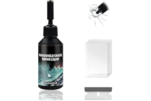 Windshield Chip Repair Kit - Upgrade Car Windshield Crack Repair Kit, Glass Repair Liquid for Cracks and Chips, Rock Chip Rep