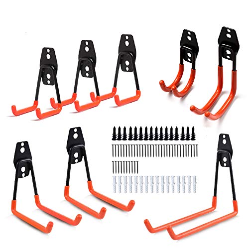 Recie Garage Organization Hooks Heavy Duty,Screw Garage Hooks Wall