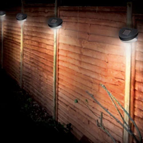 Fence Panel Solar Lights Amazon Co Uk Lighting