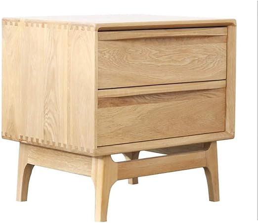 Amazon Com Solid Wood Nightstand End Table With Storage Cabinet