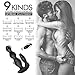 Male Vibrating Prostate Massager with 3 Powerful Motors 9 Vibration Modes for Wireless Remote Anal Play, Unisex Waterproof Silicone Anal Butt Plug G-spot Vibrator Sex Toys, Rechargeablethumb 3