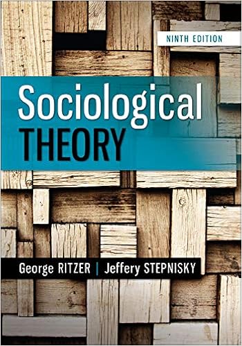 Amazon Com Sociological Theory 9th Edition 9780078027017 Ritzer George Stepnisky Jeff Books