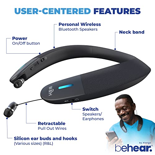 BeHear Proxy Neckband Bluetooth Speaker Wearable, Portable