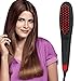 Bestidy Ionic Hair Straightening Brush Hair Care, 30 Seconds fast hot , Adjustable Temperature, Auto Lock, 30-min Timer, Anti-Scald (450℉/230℃) (Rose)