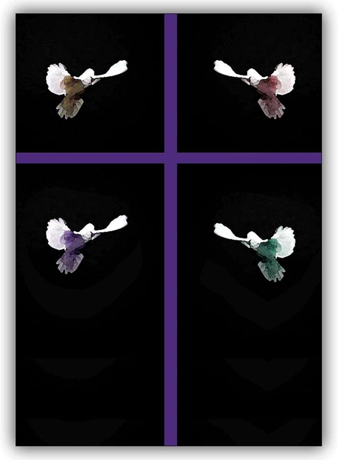 Set Di 5 Carta Di Lutto Carta Di Condoglianze Per La Famiglia In Lutto Con Piccioni E Croce Per Condogliando Con Busta Amazon It Cancelleria E Prodotti Per Ufficio