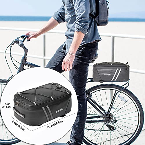 Bike Rack Bag Bike Bags for Bicycles Rear Rack Bike Trunk Bag Back Seat