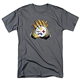 Famous Panda Pittsburgh Steelers Shirt Players Gloves Men's T- Shirt