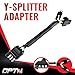 OPT7 Weatherproof 4-Pin Tow Y Splitter Connector Adapter for Truck Tailgate - Perfect for Trailers, Accessory Lighting, Towing, Safety Lighting