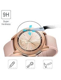 aresh para Samsung Gear Sport Protector visualización (3 Pack) [3d vidrio templado] [alta transparencia] [pantalla completa cobertura]