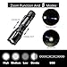 Wsiiroon LED Flashlight, Best Pocket Flashlight Super Bright with 5 Modes, Waterproof, Zoomable, Portable with Clip for Working Camping Emergency-2 Pack (Batteries Not Included)