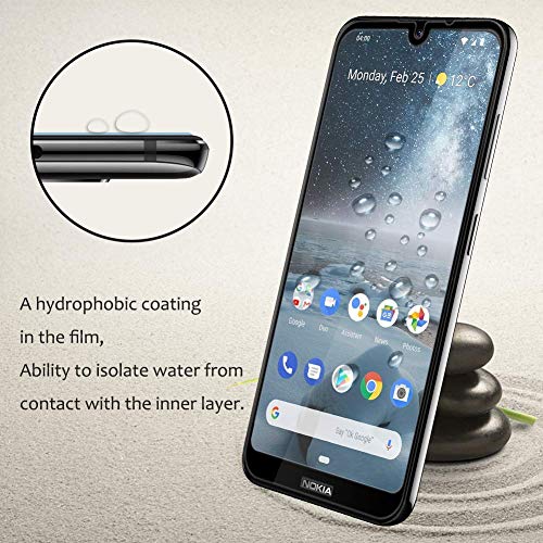JGD PRODUCTS® Edge to Edge Tempered Glass Screen Protector for Nokia 4.2 with Installation kit