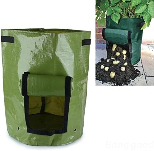 Garden Potato Grow Bags Vegetables Planter Access Flap Rooftop Harvest Balcony