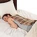 Sunny Bay XL Body Heating Pad, Whole Wheat Filled, Heat Therapy Pad for Sore Neck, Back & Shoulder Muscle Pain Relief–Reusable, Non-Electric Heat or Cold Compress, Washable London Plaid Fleece Cover