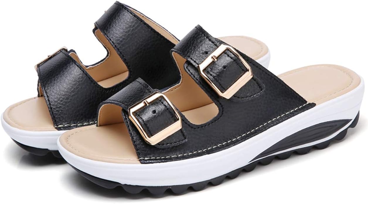 leather belt slippers