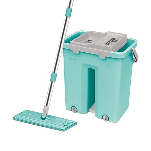 Spotzero by Milton Flat Mop (Aqua Green)