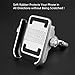 Universal Bike & Motorcycle Phone Mount, Lenmumu Adjustable Aluminum Bicycle Rack Handlebar Phone Holder, Compatiable iPhone X 7 | 7 Plus, 8 | 8 Plus, 6s | 6s Plus, Samsung Galaxy S7, S6, S5 (Silver)