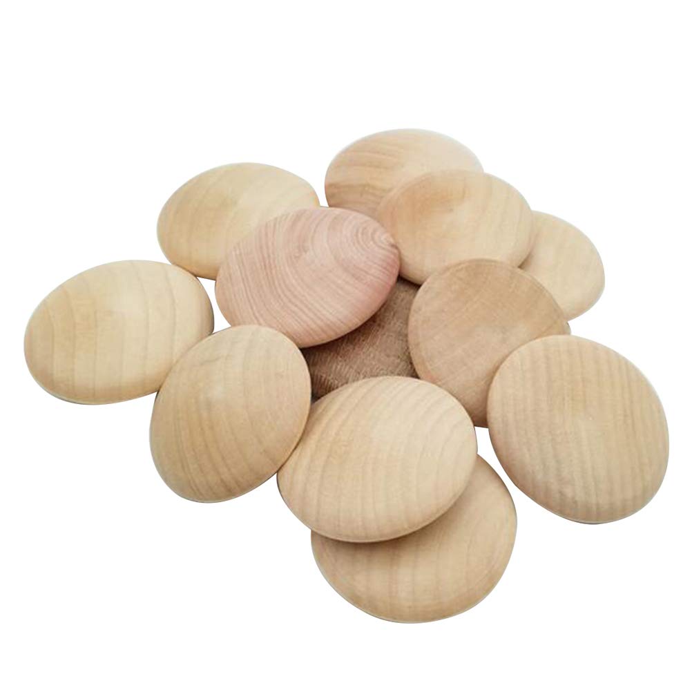 25 PCS Button Wood Plugs Wooden Screw Hole Plugs for Furniture Stair- Industrial Hardware