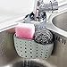 Sink Caddy Sponge Holder Soap Holder, kathson Green Plastic Saddle Faucet Caddy Desk Organizer Pen Holder