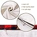 Jetec 4 Pieces Christmas Pillow Case Buffalo Plaid Throw Cushion Cover Linen Pillow Winter Decorations, 18 by 18 Inch