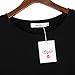 MissQee Maternity Shirt Side Button and Ruched Maternity Tunic Tops Maternity Short Sleeve T-Shirts (S,Black)
