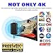 HDTV Antenna, Skywire TV Antenna HD, Indoor Digital TV Antenna 120Miles Range with The Latest Amplifier Signal Booster - 4K Local Channels Broadcast for All Types of Smart Digital Television