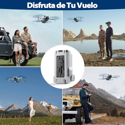 1 Pack Mini 3 Serie Batería de Vuelo Inteligente 3850mAh Actualizada para Drones Compatible con DJI Mini 4 Pro/3 Pro/3 Tiempo de vuelo de hasta 51 minutos