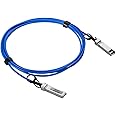 Macroreer 10Gbe SFP+ DAC Cables Blue Color|Compatible with Cisco SFP-H10GB-CU2M,Ubiquiti Unifi Twinax SFP Cables 0.25m (for Ubiquiti, 0.25)