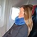 Premium Travel Neck Pillow (Blue) Ideal for Women, Children, Super Soft Memory Foam with Washable Cover