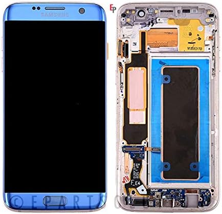 ePartSolution_LCD Display Touch Screen Digitizer Glass Lens + Frame Assembly for Samsung Galaxy S7 Edge G935A G935T G935V Replacement Part USA (Blue)