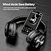 Bluetooth Headphones,Foldable Wireless Headphones Over Ear with Hi-Fi Sound Mic Deep Bass, 120 Hours Playtime and Soft Memory Protein Earpads for Travel Work TV PC iPhone Android Cellphone-Blackthumb 4