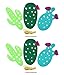2 Pack Cactus Decoration Non-Woven Fabric Garland Banner for Birthday Party Festival Decoration (Cactus)