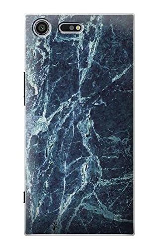 R2799 Light Blue Marble Stone Graphic Printed Case Cover for Sony Xperia XZ Premium