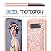LeYi Compatible with Galaxy S10 Plus Case, Galaxy S10+ Plus Case with 3D PET Screen Protector for Girls Women,(Not Fit Galaxy S10) Glitter Bling Heavy Duty Phone Case for Samsung S10 Plus Rose Gold