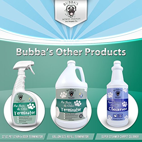 BUBBAS Super Strength Commercial Enzyme Cleaner Pet Odor Eliminator