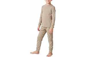 City Threads Baby Boys Thermal Underwear Set Sensory Friendly Kids Long Johns, Thermal Set for Boys Base Layer for Ski