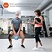 CAMBIVO 2 Pack Knee Brace, Knee Compression Sleeve Support for Men and Women(Orange)