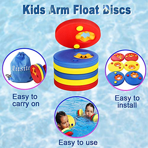 thumbnail image 2 of 6PCS Kid Arm Float Discs EVA Foam Swimming Aid Arm Band Pool Set For Boys Girls 2 of 12