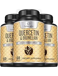 Premium Quercetin & Bromelain Supplement – Powerful Quercetin Bromelain Complex to Help...