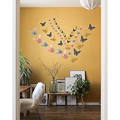 Download Buy Duqguho 48 Pcs Butterfly Wall Decor Stickers Girls Kids Bedroom 3d Art Mural Decoration For Home Living Room Birthday Party Nursery Classroom Baby Room Decor Online In Indonesia B092hb2chk