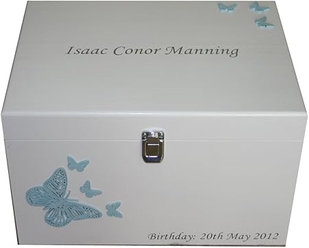 Niños Grandes Color Blanco personalizable madera recuerdo ...